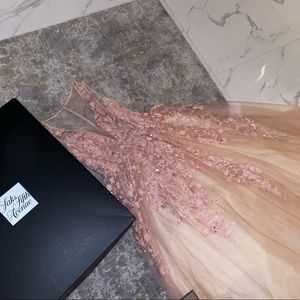 Basix Black Label - Floral Prom Gown